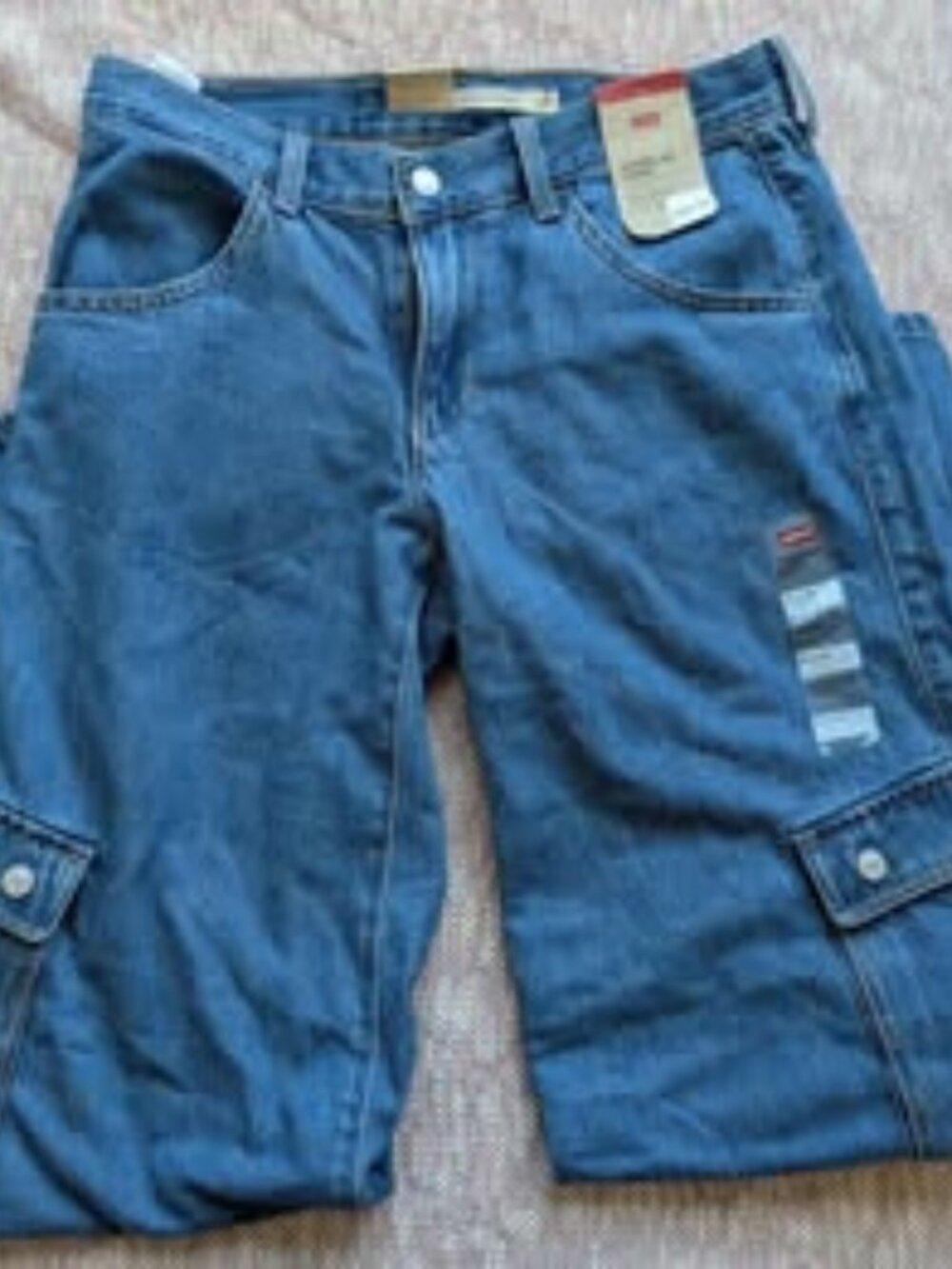 Levi's® Women's Superlow Loose Jeans - All Over Blue Size 27